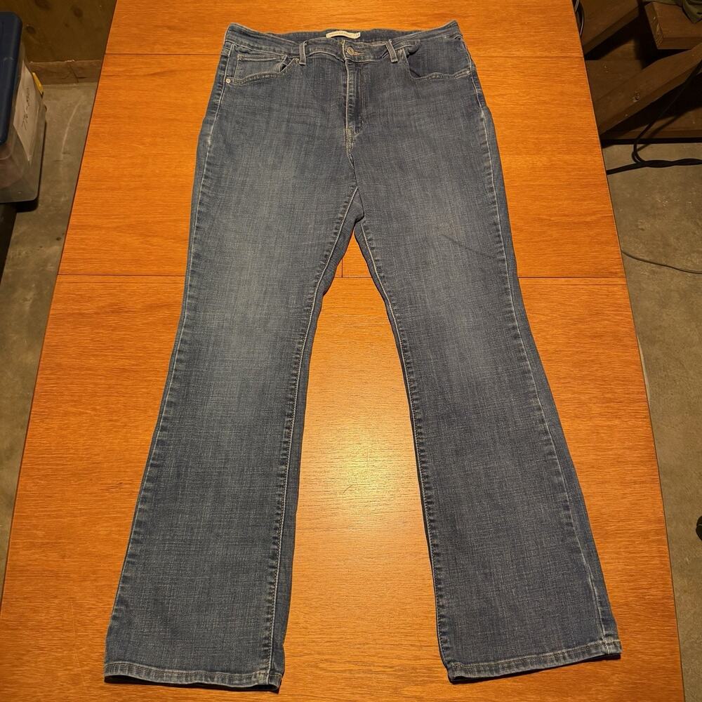 Levis 725 High Rise Bootcut Jeans Dark Wash Denim 18759-0038 Women’s W34 L32